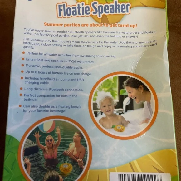 Yellow Waterproof Portable Speaker Bluetooth Audio - Picture 2 of 4